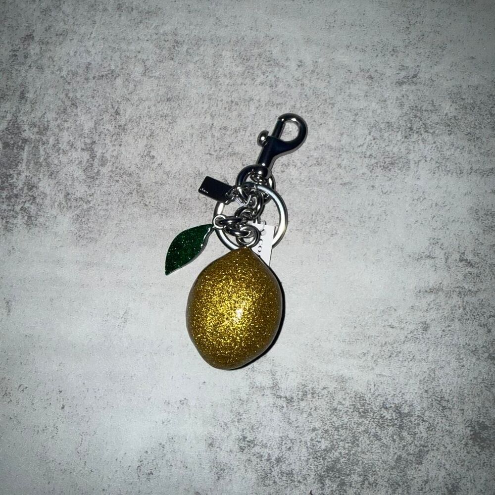Coach lemon keychain